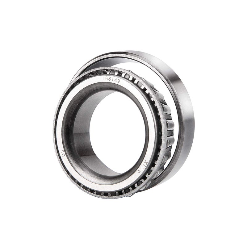 XiKe 2 Set Trailer Bearings Kit L68149/L68111 and L44649/L44610, Fits for 1-3/8'' to 1-1/16'' 3500 Lbs Axles Trailer Wheel Hub with 171255TB Seal OD 1.719'', Dust Cover and Cotter Pin. - Image 3
